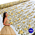 Tule Glitter Floral 3D Bordado LULU - 100% Poliéster  1,30m 250g/m² - Dourado AM-3 - Imagem 1
