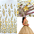 Tule Glitter Floral 3D Bordado LULU - 100% Poliéster  1,30m 250g/m² - Dourado AM-3 - Imagem 4
