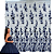 Tule Glitter Floral 3D Bordado LULU - 100% Poliéster  1,30m 250g/m² - Azul Marinho AZ-19 - Imagem 2
