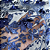 Tule Glitter Floral 3D Bordado LULU - 100% Poliéster  1,30m 250g/m² - Azul Marinho AZ-19 - Imagem 5