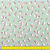 Tecido Oxfordine Estampado Floral digital - 1,50m - Verde Claro - Imagem 4