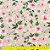 Tecido Oxford Estampado | 1m X 1,47 | Floral Rosas Fundo Bege HO3357-3 - Imagem 2