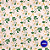 Tecido Oxford Estampado | 1m X 1,47 | Floral Branco Fundo Salmão HO3363-2 - Imagem 1