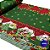 Tecido Oxford Estampado Natalino | 1,47 | Natal Papai Noel e Presentes Verde HO4106-1 - Imagem 1