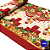 Tecido Oxford Estampado Natalino | 1,47 | Guirlanda Dourada Natal HO4101-2 - Imagem 1
