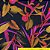 Tecido Viscose Estampada Digital - 1m X 1,50m - Tropical Fundo Preto I7141A-UN - Imagem 5