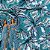 Tecido Viscose Estampada Digital - 1m X 1,50m - Folhagem Azul I7013C-UN - Imagem 2