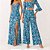 Tecido Viscose Estampada Digital - 1m X 1,50m - Folhagem Azul I7013C-UN - Imagem 4