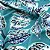 Tecido Viscose Estampada Digital - 1m X 1,50m - Folhagem Azul I7013C-UN - Imagem 3
