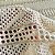 Tecido Tela Crochet Lurex – Malha Vazada com Fios Metálicos - 1m X 1,60m - Imagem 3