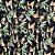 Malha Liganete Estampada - 1m X 1,60m - 529 Preto - Imagem 2