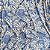 Malha Liganete Estampada - 1m X 1,60m - 564 Azul Iris - Imagem 2