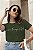 T-SHIRT IMAGE OF GOD DTF VERDE MILITAR - Imagem 1