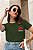 T-SHIRT CHERRY AUTHENTIC DTF VERDE MILITAR - Imagem 1