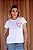 T-SHIRT CORAÇÃO WITH DTF BRANCO - Imagem 1