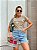 T-SHIRT LET'S GO GIRLS DTF BEGE - Imagem 1