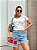T-SHIRT LET'S GO GIRLS DTF BRANCO - Imagem 1
