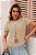 T-SHIRT FLOR I LOVE DTF BEGE - Imagem 1