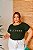T-SHIRT PLUS SIZE BLESSED DTF VERDE MILITAR - Imagem 1