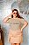 T-SHIRT PLUS SIZE BLESSED DTF BEGE - Imagem 1