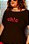 T-SHIRT PLUS SIZE CHIC DTF CHOCOLATE - Imagem 1