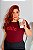 T-SHIRT PLUS SIZE CHIC DTF MARSALA - Imagem 1