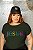 T-SHIRT PLUS SIZE JESUS IS DTF VERDE MILITAR - Imagem 1