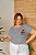 T-SHIRT PLUS SIZE CHERRY AUTHENTIC DTF CINZA - Imagem 1