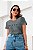T-SHIRT BLESSED DTF CINZA - Imagem 1