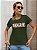 T-SHIRT VOGUE ANIMAL PRINT DTF VERDE MILITAR - Imagem 1