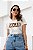 T-SHIRT VOGUE ANIMAL PRINT DTF BRANCO - Imagem 1