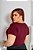 T-SHIRT PLUS SIZE LISA MARSALA XG - Imagem 2