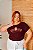 T-SHIRT PLUS SIZE URSO NEW YORK DTF MARSALA XG - Imagem 1