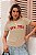 T-SHIRT URSO NEW YORK DTF BEGE - Imagem 1