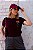 T-SHIRT FLORES CLEMATIS DTF MARSALA - Imagem 1