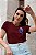 T-SHIRT TÉDIO DIVERTIDAMENTE DTF MARSALA - Imagem 1