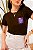 T-SHIRT MEDO DIVERTIDAMENTE DTF CHOCOLATE - Imagem 1