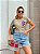 T-SHIRT MEDO DIVERTIDAMENTE DTF BEGE - Imagem 1