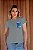 T-SHIRT TRISTEZA DIVERTIDAMENTE DTF CINZA - Imagem 1