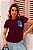 T-SHIRT TRISTEZA DIVERTIDAMENTE DTF MARSALA - Imagem 1
