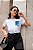 T-SHIRT TRISTEZA DIVERTIDAMENTE DTF BRANCO - Imagem 1