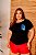 T-SHIRT PLUS SIZE TRISTEZA DIVERTIDAMENTE DTF XG - Imagem 1