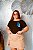 T-SHIRT PLUS SIZE TRISTEZA DIVERTIDAMENTE DTF CHOCOLATE XG - Imagem 1