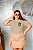 T-SHIRT PLUS SIZE NOJINHO DIVERTIDAMENTE DTF BEGE XG - Imagem 1