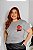 T-SHIRT PLUS SIZE RAIVA DIVERTIDAMENTE DTF CINZA XG - Imagem 1