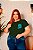 T-SHIRT PLUS SIZE INVEJA DIVERTIDAMENTE DTF VERDE MILITAR XG - Imagem 1