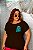 T-SHIRT PLUS SIZE INVEJA DIVERTIDAMENTE DTF CHOCOLATE XG - Imagem 1