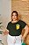 T-SHIRT PLUS SIZE ALEGRIA DIVERTIDAMENTE DTF VERDE MILITAR XG - Imagem 1