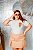 T-SHIRT PLUS SIZE ANSIEDADE DIVERTIDAMENTE DTF BRANCO XG - Imagem 1