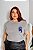 T-SHIRT PLUS SIZE TÉDIO DIVERTIDAMENTE DTF CINZA XG - Imagem 1